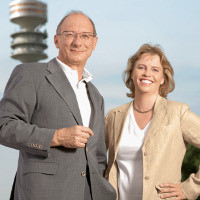 Franz Maget mit SPD-Bezirksrätin Ruth Waldmann (Foto: Susi Knoll)