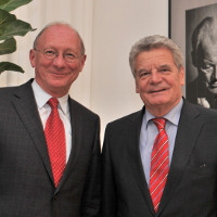 Franz Maget mit Bundespräsident Joachim Gauck